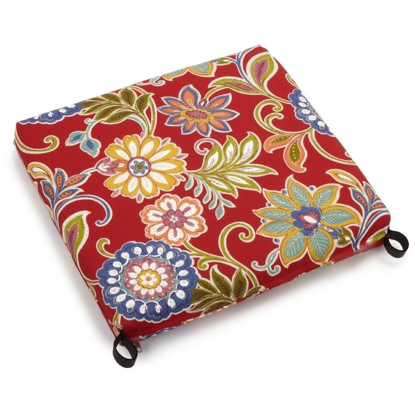 Blazing Needles 20-inch All-Weather Chair Cushion - 20" x 19". Opens flyout.