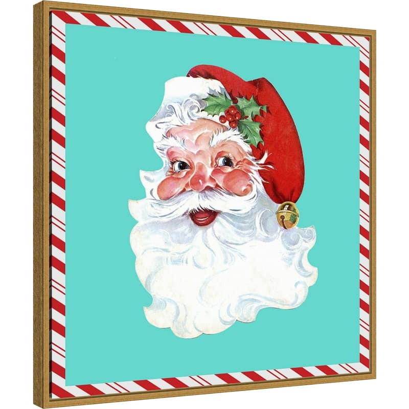 1955 Christmas II by Alicia Ludwig Framed Canvas Wall Art