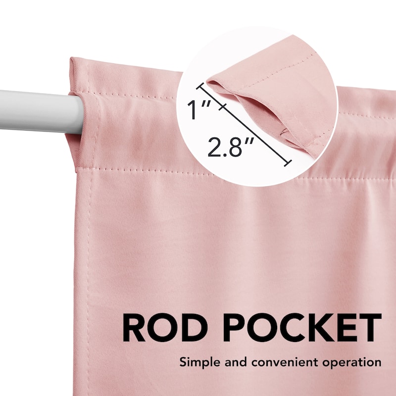 Rod Pocket Kitchen Curtain Valance and Tiers Set