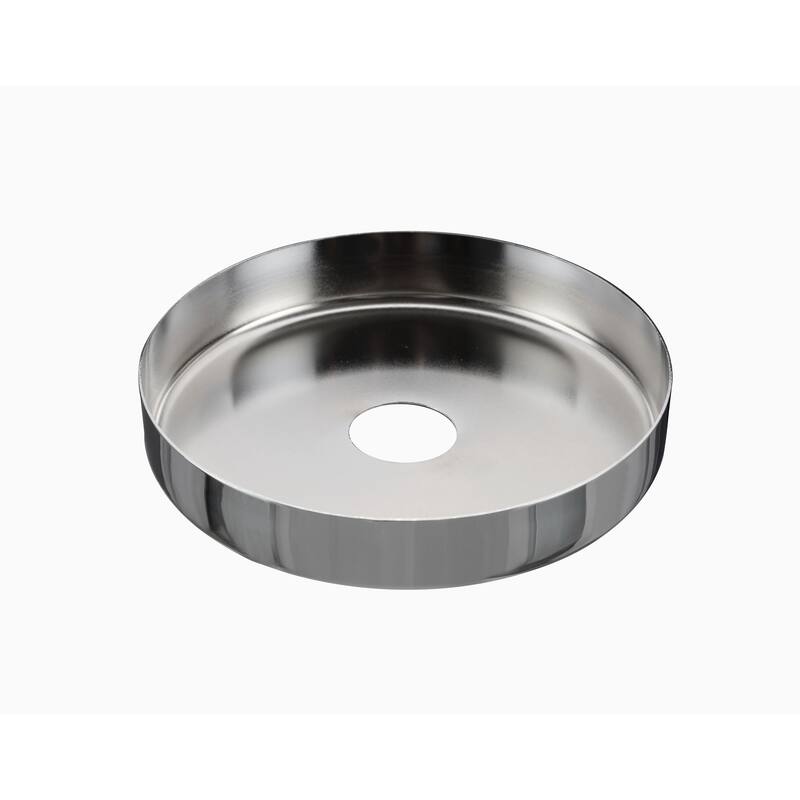 Aspen Creative Contemporary Chandelier&Light Fixture Canopy,Chrome,5-1/8" Diameter,1" Center Hole,2PK - Chrome