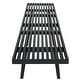 preview thumbnail 58 of 60, Solid Wood Entryway Bench Rubberwood Platform Vanity Bench with Slatted Design for Living Room & Bedroom Furniture
