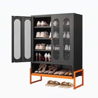 Modern Minimalist Double Door Shoe Cabinet