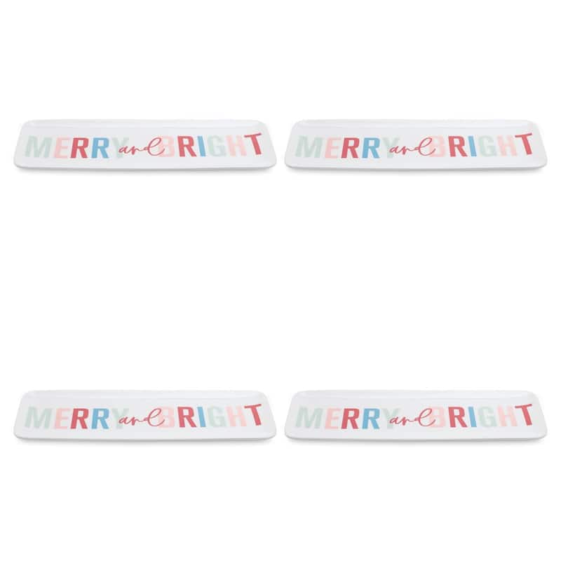 Merry and Bright Holiday Platter (Set of 4)