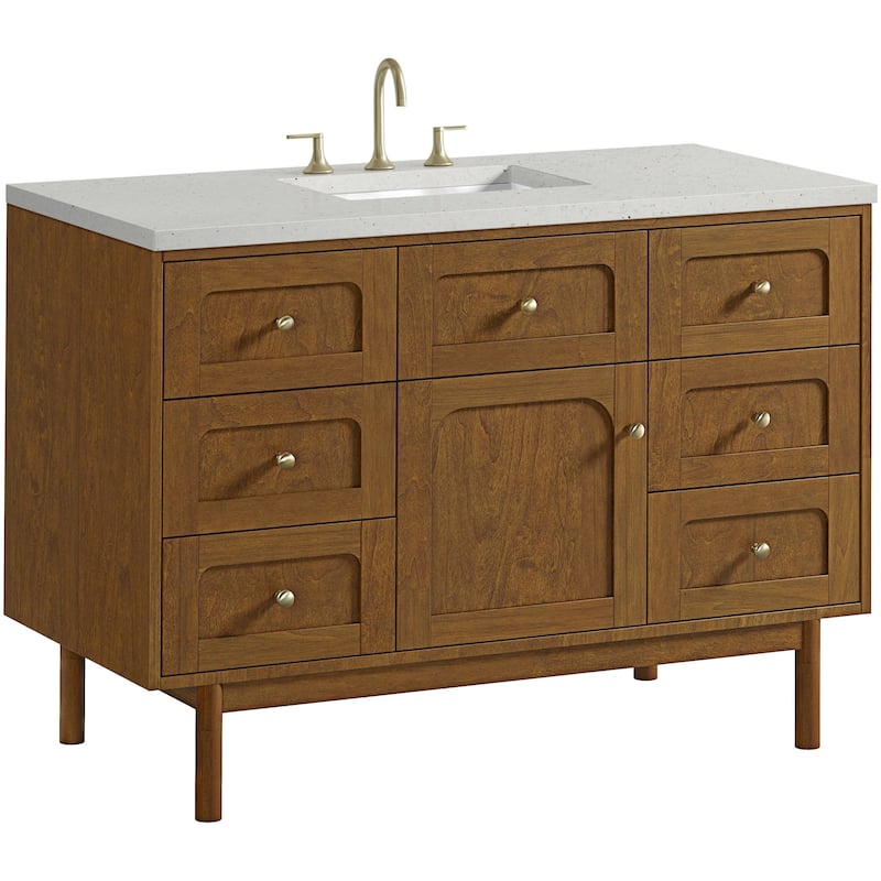 James Martin Vanities 545-V48-3LDL Laurent 48" Single Basin Poplar