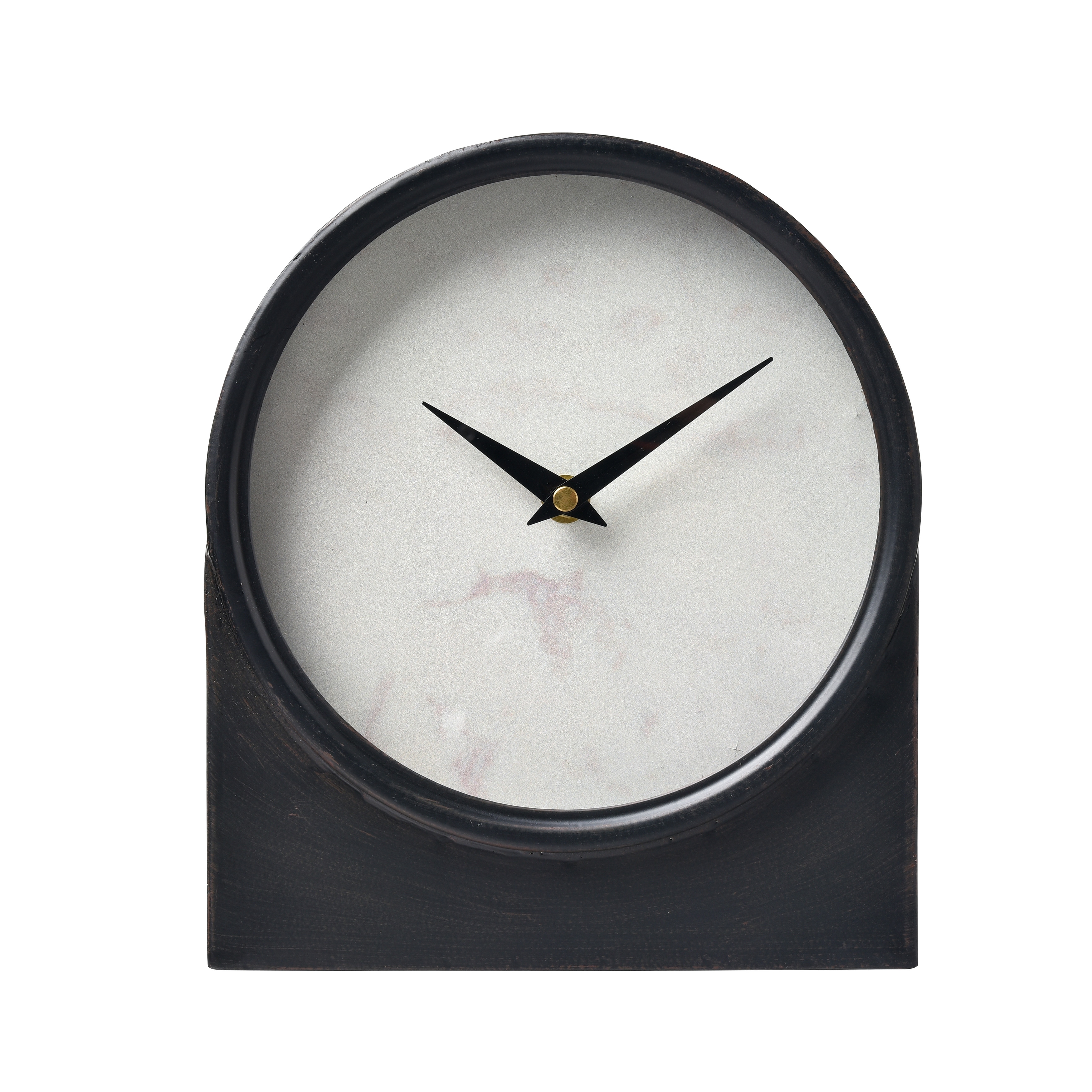 Jonah Table Clock - Black - 7.75 inch W