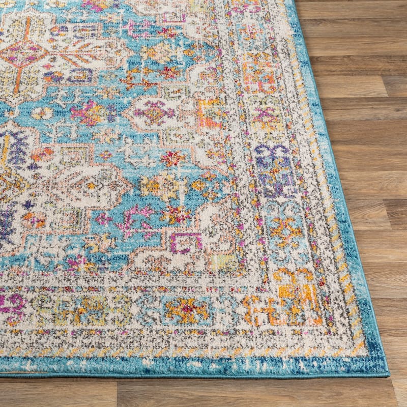 Artistic Weavers Marla Distressed Triple Medallion Area Rug
