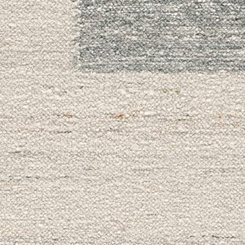 Rusy 5 x 7 Medium Area Rug, Handwoven Classic Stripes, Gray Polyester - 5 x 7