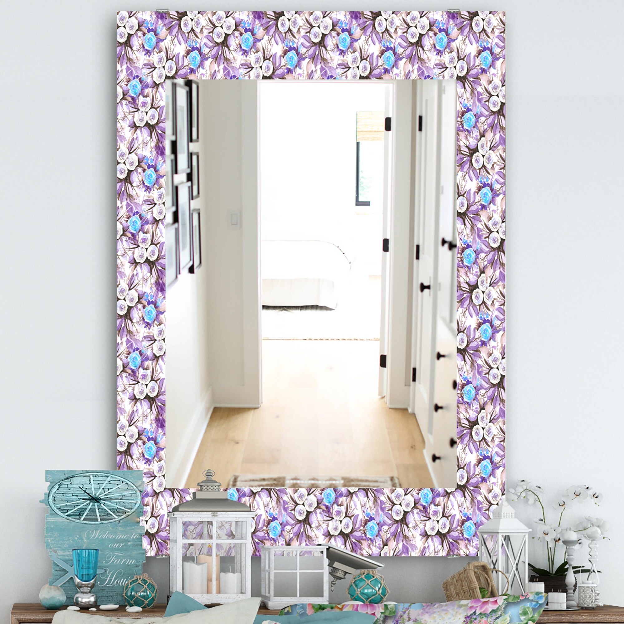 Purple wall mirror 2025
