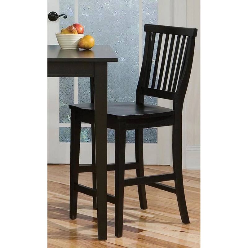 Arts and Crafts Bar Stool by Home Styles - Black