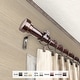 preview thumbnail 5 of 5, InStyleDesign Beret 1 inch Diameter Adjustable Curtain Rod 120 to 170 inches - Bronze