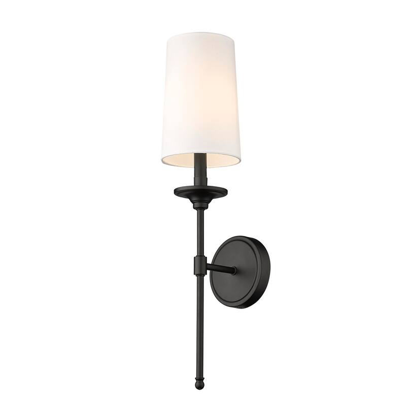 Roseto ZWS97507 Josie 24" Tall Wall Sconce - Matte Black