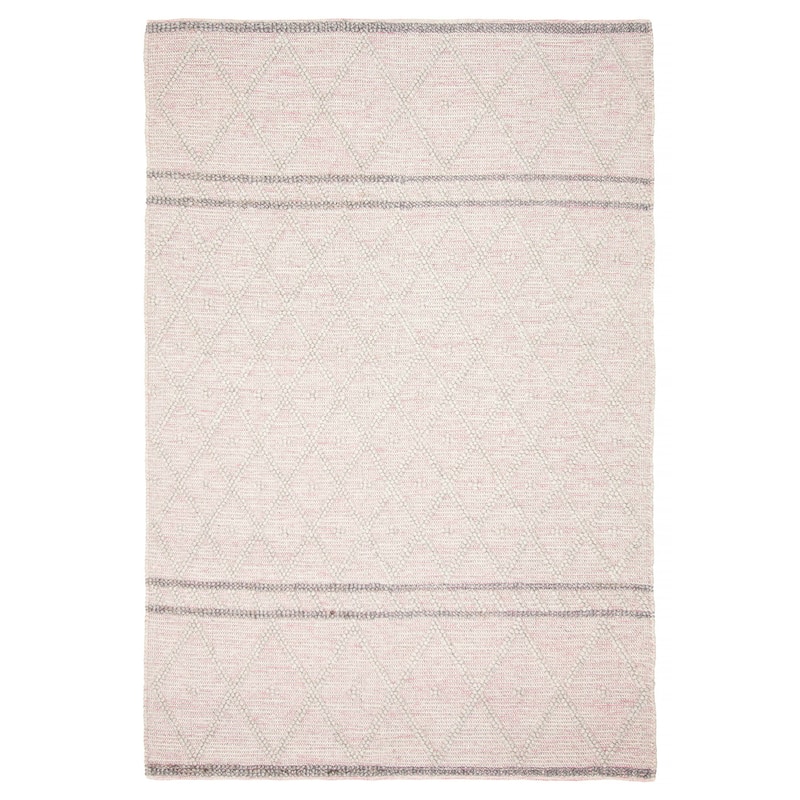 ECARPETGALLERY Braid weave Sienna Grey Wool Rug - 6'0 x 9'0 - Grey - 6'0 x 9'0