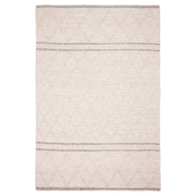 ECARPETGALLERY Braid weave Sienna Grey Wool Rug - 6'0 x 9'0