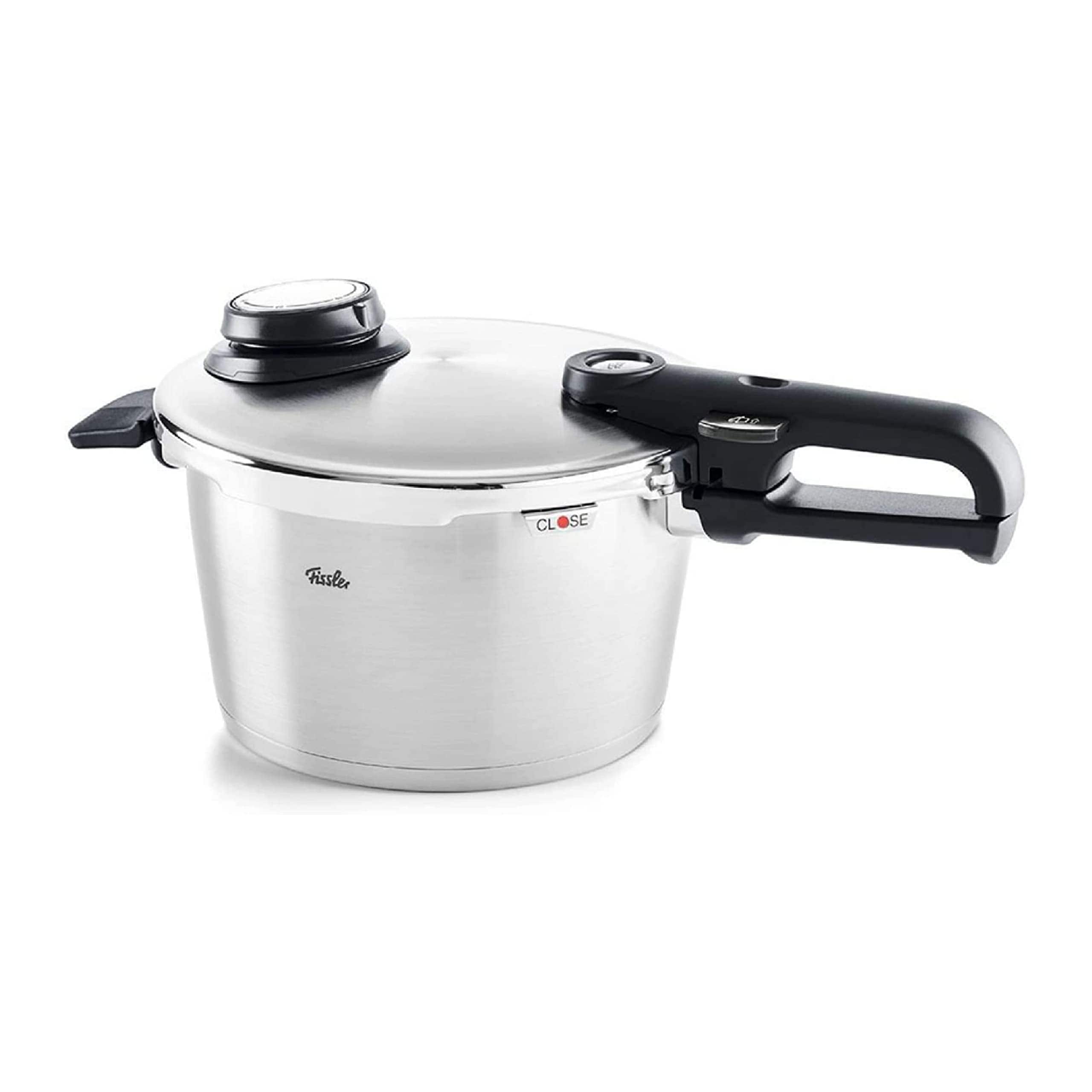 Bene Casa stainless-steel, 5.3-quart Pressure Cooker, 5-liter capacity pressure  cooker - On Sale - Bed Bath & Beyond - 33030982