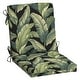 preview thumbnail 11 of 38, Arden Selections Outdoor Dining Chair Cushion 36.5 in L x 18 in W x 3.5 in H - Onyx Cebu