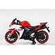 preview thumbnail 3 of 24, Kids 12V Ride-On Motorcycle with Training Wheels, Music, and Foot Brake 鈥