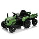 preview thumbnail 74 of 81, Ride on Tractor with Trailer,12V Battery Powered Electric Tractor Toy w/Remote Control Green