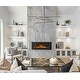 preview thumbnail 2 of 3, Luxury Modern Chandelier, 10.00H x 39.75W, with Luxe Industrial Style, Matte Black, UQL4500 by Urban Ambiance