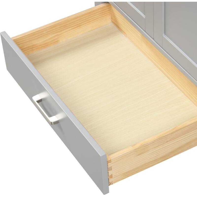 Blossom Geneva 30" Solid Wood Bathroom Vanity with Marble Top