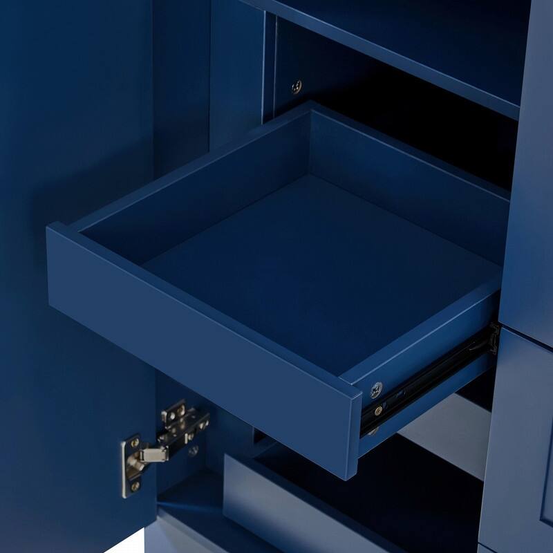 Modern 71" Tall Kitchen Pantry with Storage Cabinet, 6 Doors , Drawers, Adjustable Shelves,Pull-out Trays and Wine Rack