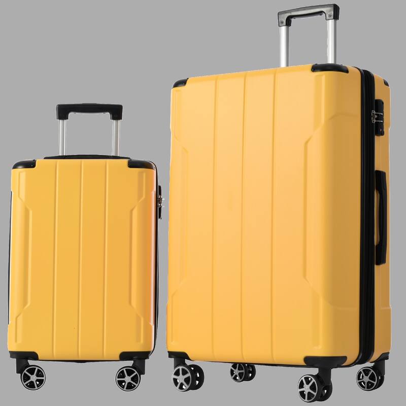 Lightweight ABS 2-Piece Luggage Set with 28" Expandable Suitcase and TSA Lock (20/28)