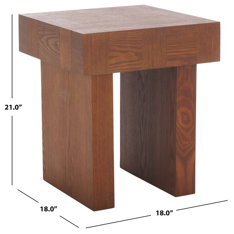 SAFAVIEH Famoni End Table - 18"W x 18"D x 21"H