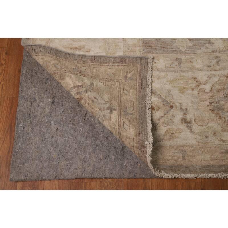 Vegetable Dye Oushak Turkish Area Rug Oriental Handmade Wool Carpet - 8'6"x 11'9"