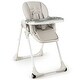 preview thumbnail 10 of 15, Babyjoy Foldable Convertible High Chair Height Adjustable Baby Feeding Grey