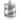 Creative Scents Silver Mosaic Qtip Holder - Gray - Gray