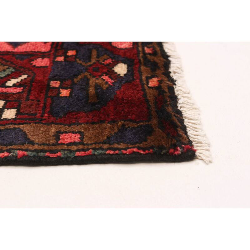 ECARPETGALLERY Hand-knotted Andelz Red Wool Rug - 4'2 x 6'6