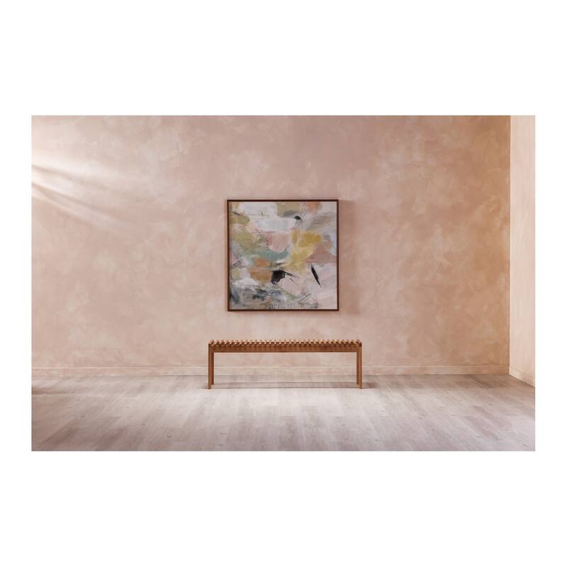 Aurelle Home Abstract Muted Pastels Framed Painting
