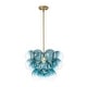 preview thumbnail 57 of 63, Glam Single-light Dining Room Glass Globe Bubble Chandelier - 17.7 in