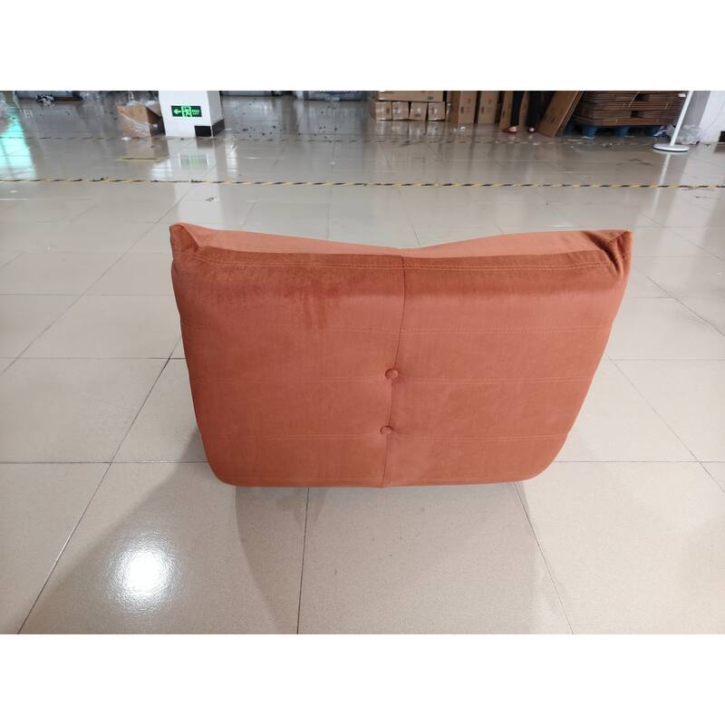 Comfy Tufted Accent Chair, Plush Microfiber Upholstered Chair for Living Room