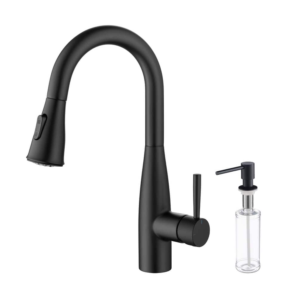 Bari Single Handle Pull Down Kitchen & Bar Sink Faucet