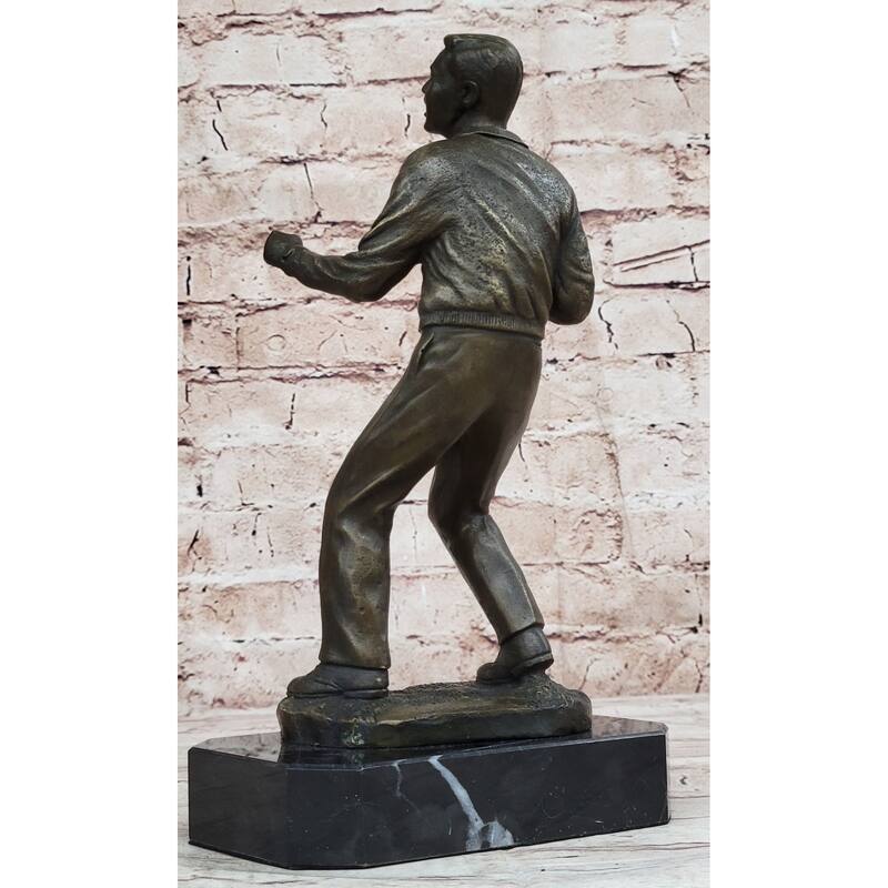 Signed Original Street Fighter Genuine Bronze Sculpture Hot Cast Figurine