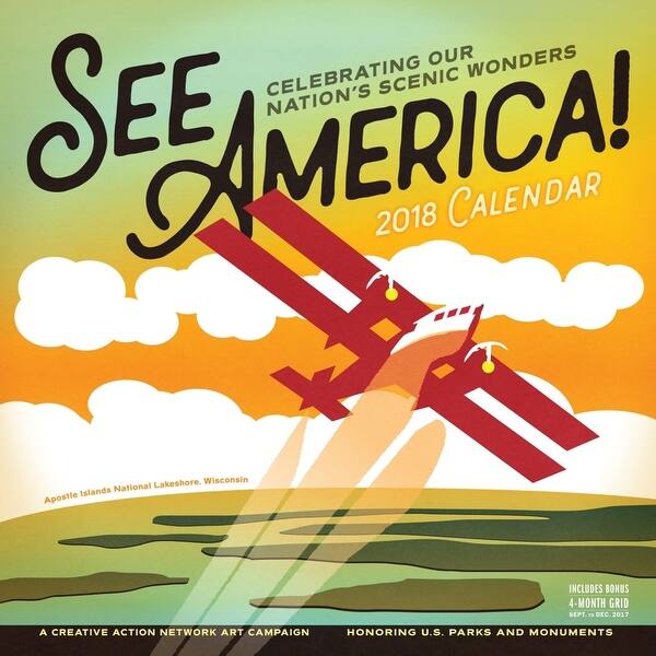 Shop See America Wall Calendar Travel Posters By Workman Publishing Overstock 18138868