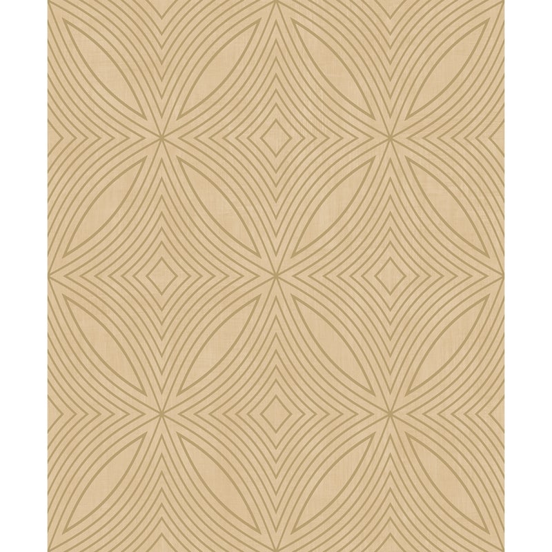 Galerie Wallcoverings Special FX 2 Glitter Kaleidoscope Mylar on Non-woven Wallpaper Roll - 33-feet long x 21-inches wide - Gold