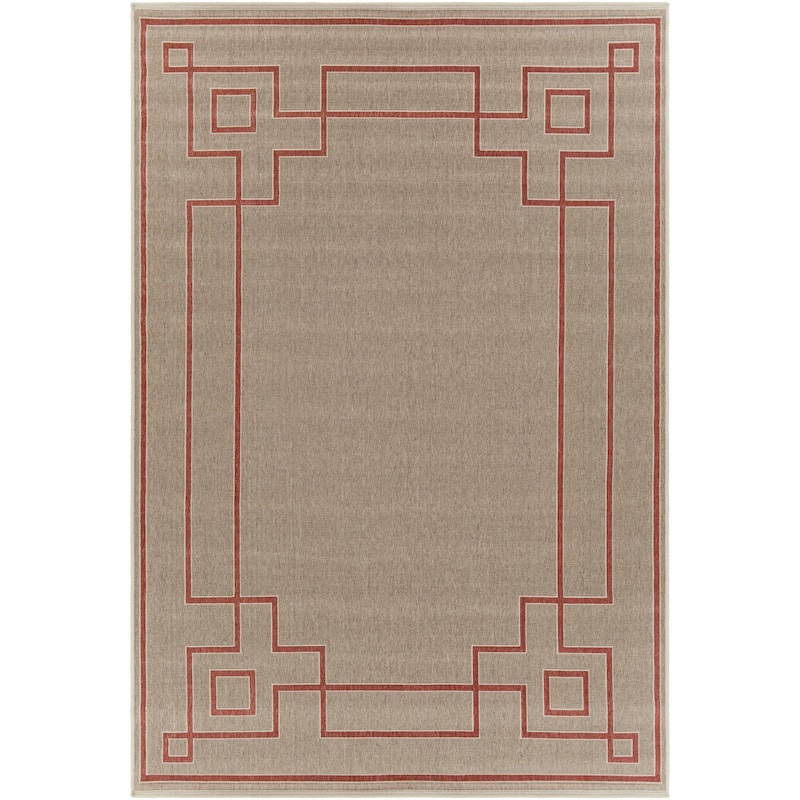 Livabliss Alfresco Country Geometric Indoor / OutdoorArea Rug