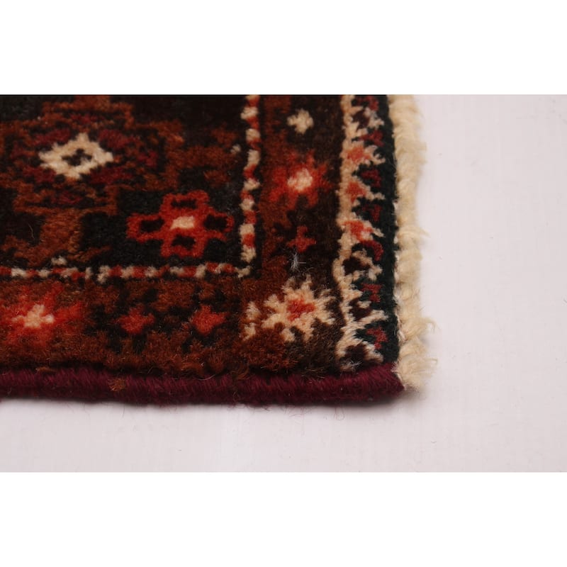 ECARPETGALLERY Hand-knotted Konya Anatolian Black Wool Rug - 4'2 x 9'4