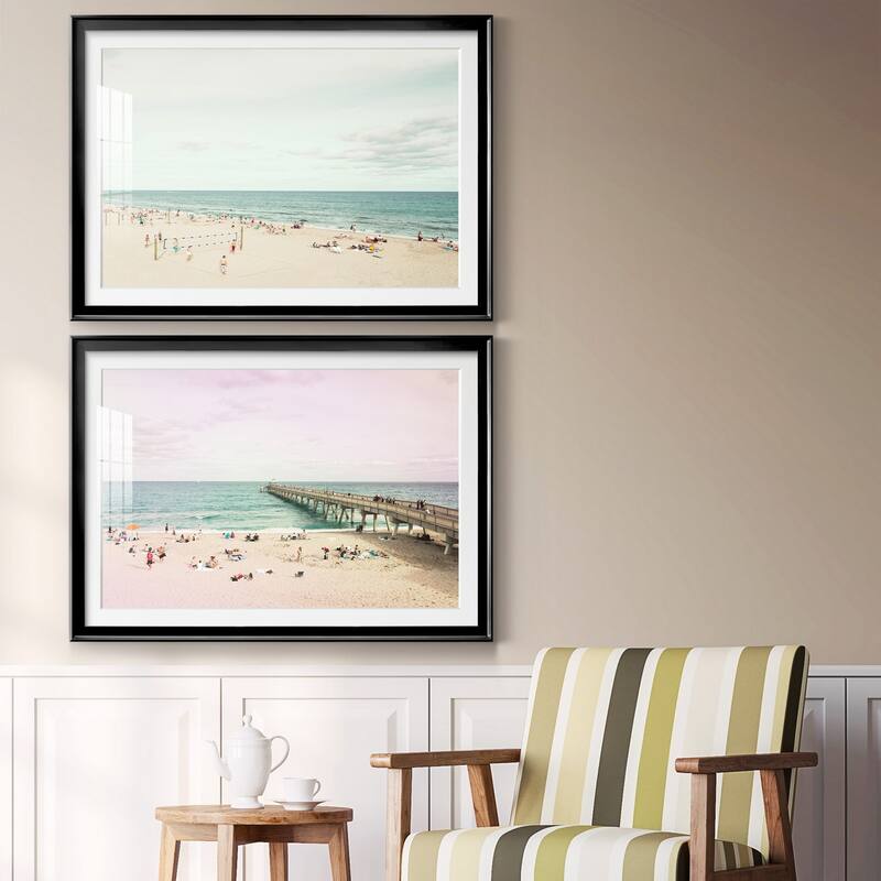 Day at the Beach Premium Framed Print - Ready to Hang