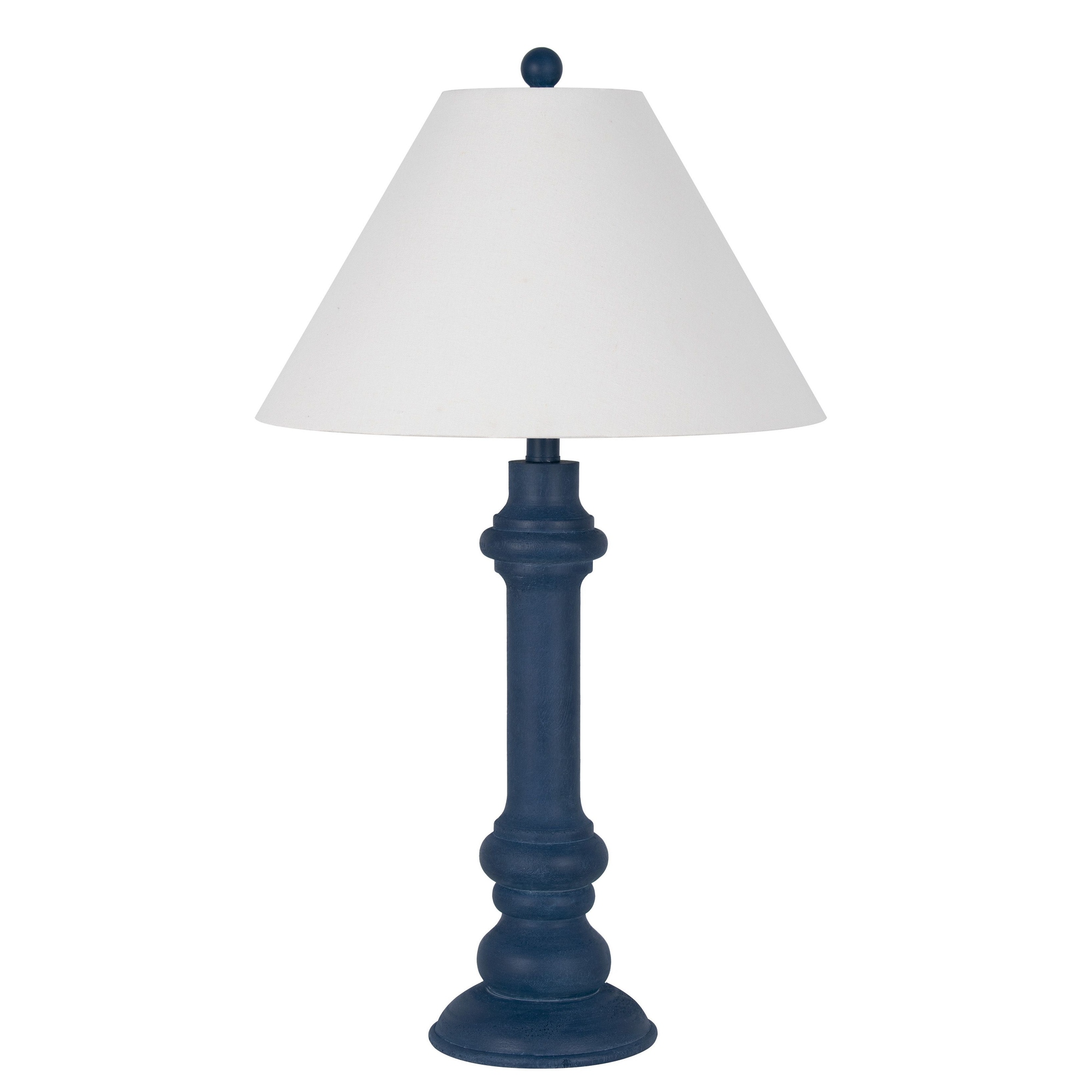 Navy and silver lamp 2025