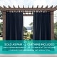 preview thumbnail 48 of 99, ATI Home Indoor/Outdoor Solid Cabana Tab Top Curtain Panel Pair