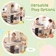 preview thumbnail 28 of 30, Costway Kids Grocery Store Playset Wooden Pretend Play Supermarket - See Details