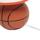 preview thumbnail 2 of 8, 10.7" SportsLite Mini Basketball Table Lamp for Kids Room, Mancave, Orange - 6.2" L x 6.2" W x 10.7" H