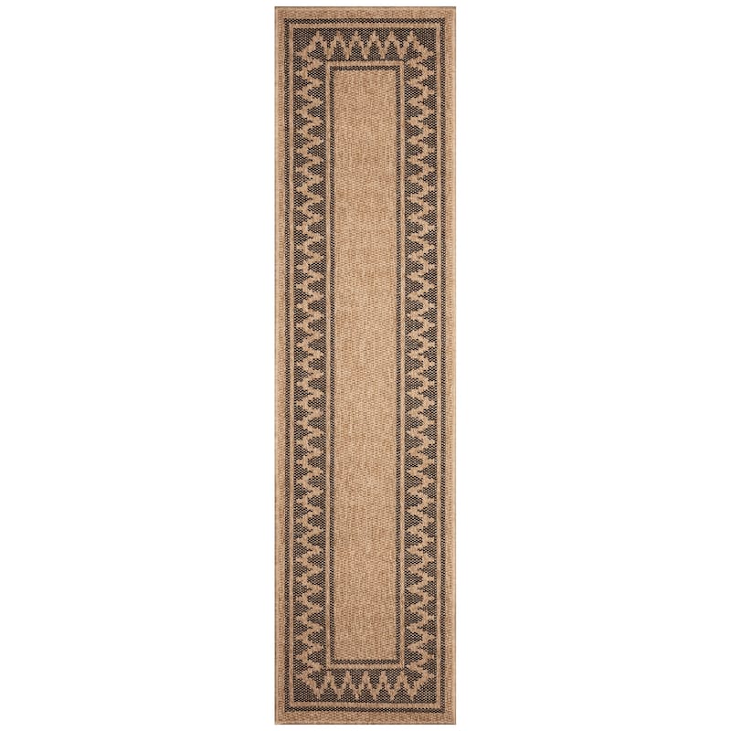 Liora Manne Sahara Diamond Border Indoor/Outdoor Rug