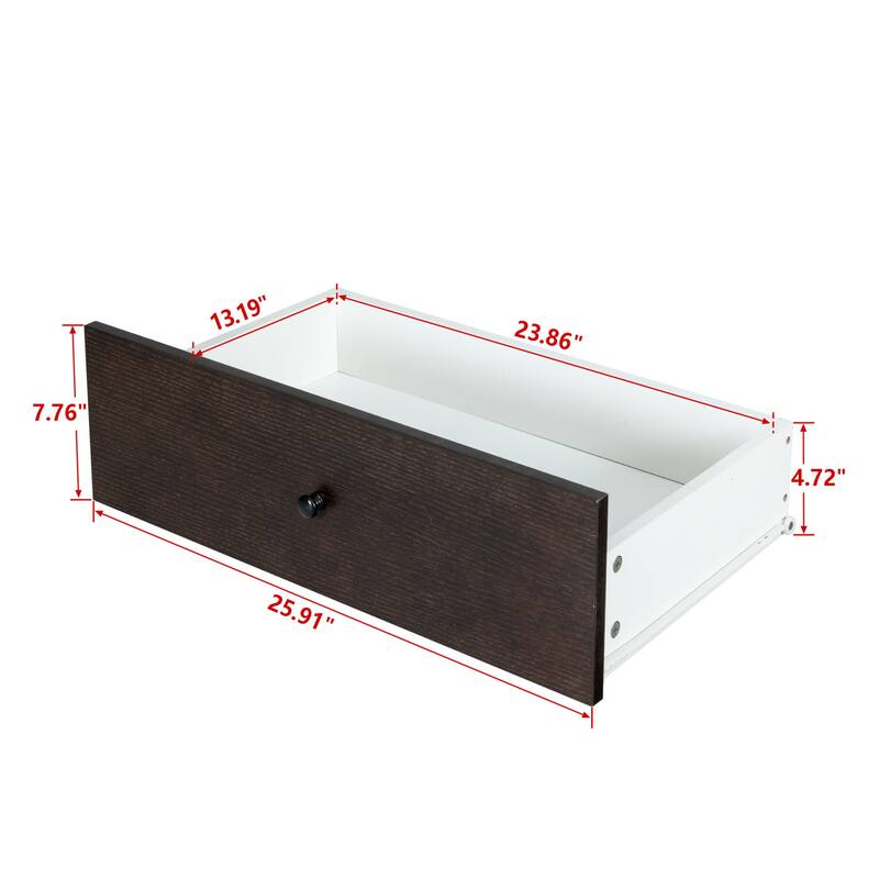 4-Drawer 5-Drawer Storge Cabinet Wooden Chest
