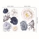 preview thumbnail 7 of 5, Walplus Elegant Oversized Peonies Flowers Floral Wall Stickers DIY Art