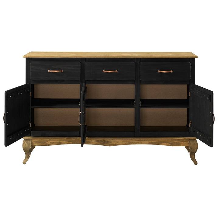 Wood Buffet Sideboard Green | Furniture Dash