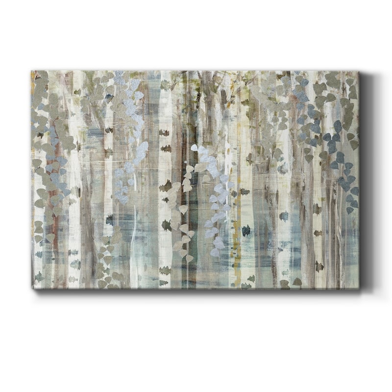 Birch Wood Meadow Premium Gallery Wrapped Canvas - Ready to Hang - 32X48