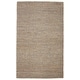 preview thumbnail 12 of 14, Cyanic Natural Solid Area Rug 2' x 3' - Blue/Light Grey - Rectangle